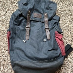 American Eagle Outfitters Finest Quality Backpack - Navy/Maroon. Good condition